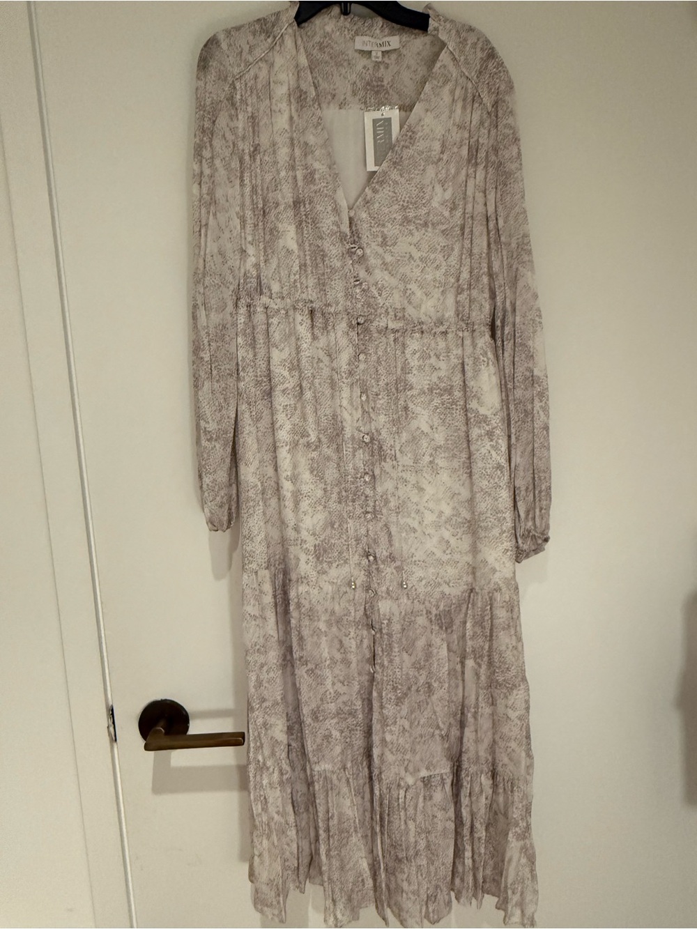 NWT INTERMIX Sylvie Long Maxi Dress